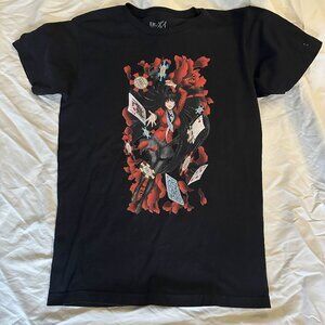Kakegurui Jabami Yumeko T-Shirt Men’s Large – Anime Manga Graphic Tee – Black